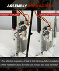 Installation steps for Lincoln Navigator Fuel Pump Module Assembly Sending Unit Replacement For 2003 2004 5.4L V8 Direct Fit.