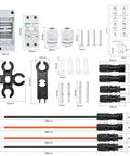 Solar Panel Disconnect Switch Kit 400V 30 Amp IP65 Breaker Box With 2P DC Miniature Circuit Breaker for PV Systems Accessories