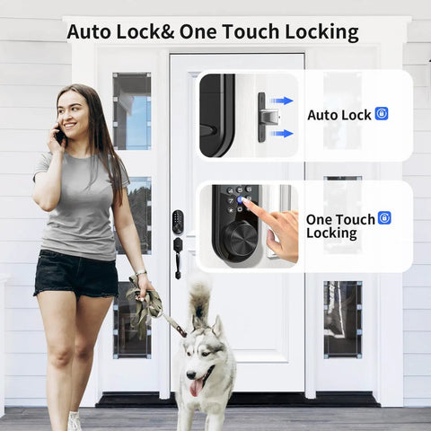 Big Time Smart Keyless Entry Door Lock With Smooth App Sync And Sleek Digital Keypad Bluetooth Electronic Deadbolt Guarding Homes Rock Solid With Quick Auto Lock For Zero Hassle Setup In Clean Silver