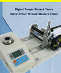 Pro Grade Digital Torque Wrench Calibrator Benchtop Tester With 200.00 And 0.01 Nm Precision, 2000 Hz, Built For Testing Preset Torque Wrenches, Torsion Screwdrivers, And Tightening Force Instruments, White Finish, benchtop tester with display