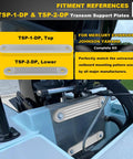 Beefy Transom Mount Plate Kit For Standard Top And Lower Bolt Holes Heavy Duty Cast Aluminum Three Eighths Inch Thick in use