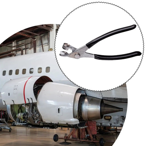 Cleco Plier For Aviation Hand Tool With Ergonomic Non Slip Handle Durable Metal Construction Portable Accessory