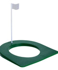 Dope Golf Practice Putting Cup Mat With Hole And Flag For Indoor Outdoor Use Portable Plastic Regulation Cup Training Aid