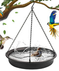 Hanging Bird Bath And Feeder Tray For Outdoors Garden Patio Decor Easy To Hang No Tools Needed Water And Seed Platform