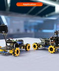 Omni Directional Mecanum Wheel Robot Chassis Kit With Four 60mm Wheels, Aluminum Alloy Frame, Four TT Motors, Arduino Raspberry Pi