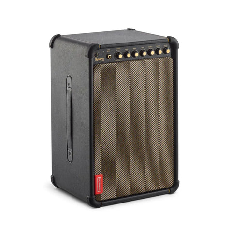 Spark Live Smart Guitar Amp With 4-Channel PA, Built-In Mixing, Effects, And App Control showing front panel and controls