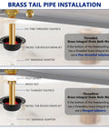 Installation guide for Freestanding Tub Drain Rough In Kit With Pvc Adapter For Floor And Island Bathtubs Durable Plumbing Hardware.
