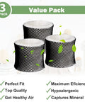 Budget Friendly Replacement Humidifier Filter B That Fits Sunbeam SCM1746 Holmes HM1746 HM1645 HM1730 HM1745 3 Pack