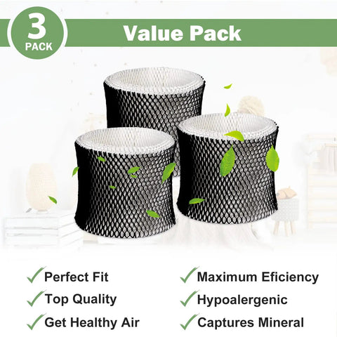 Budget Friendly Replacement Humidifier Filter B That Fits Sunbeam SCM1746 Holmes HM1746 HM1645 HM1730 HM1745 3 Pack