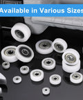 Four Pack Roller Idler Pulleys 6x21x8mm with 606ZZ bearings for quiet conveyor rolling wheels