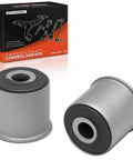 Front Track Bar Bushing Set for Jeep Grand Cherokee WJ 1999 to 2004, Panhard Bar Bushings for Front Left and Right Sides, Driver and Passenger, Direct Replacement, Metal and Rubber Construction with Polished Rustproof Finish, 2 Pack, two bushings shown