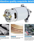 Pro Grade Rs550 21V Dc Gearmotor with 8 Tooth Conical Saw Drive showing detailed aluminum housing and quality components.