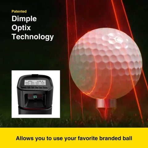 Eye Mini Golf Launch Monitor And Indoor Outdoor Simulator With 19 Precision Metrics, ball reflecting Dimple Optix technology