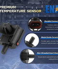 Ambient Air Temperature Sensor For Hyundai Elantra Kia Forte Direct Drop In Swap Tracks Outside Temps Accurately close-up of durable connector