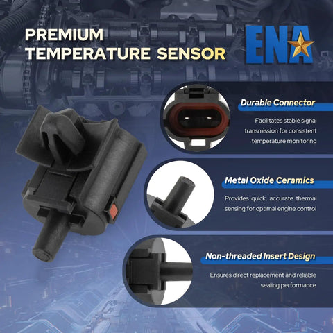 Ambient Air Temperature Sensor For Hyundai Elantra Kia Forte Direct Drop In Swap Tracks Outside Temps Accurately close-up of durable connector