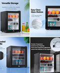 30 Liters Upright Freezer With Door Lock Compact Single Door Design Energy Efficient Chill Zone Clutch for frozen storage.