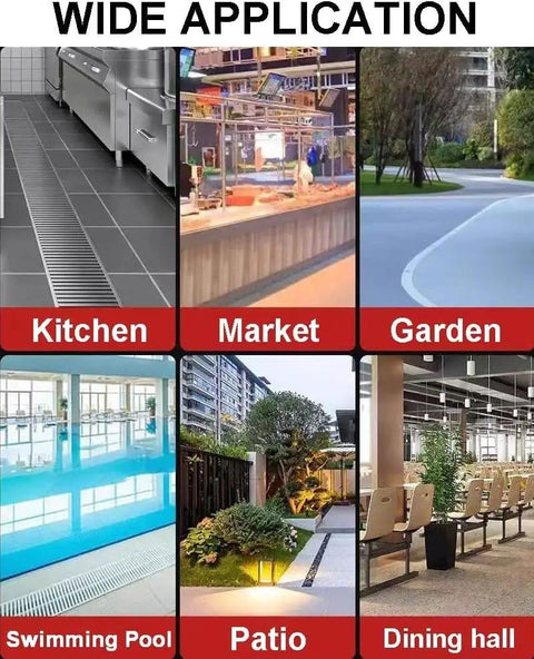 Heavy Duty Outdoor Drain Guards And Stainless Steel Catch Basin Covers Foolproof Floor Drain Kit Built Tough For Driveway Yard Deck And Basement No Sweat Install Smooth Drainage Flow Two Pack showcased in kitchen, market, garden, swimming pool, patio, and dining hall.