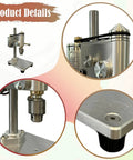 Mini Bench Drill Press With Vibration Free Station And Metal Construction showing detailed sturdy design and adjustable chuck.