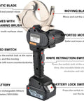 Pro Grade Battery Powered Electric Ratchet Cable Cutter For Copper Or Aluminum Armored Cable 50 65 75 mm Capacity details