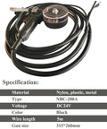 Aluminum Spool Gun For Easy Aluminum Welding With 5M Cable DC24V Fits Miller 210 Spoolmate 3035 Weld Torch Tool