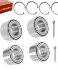 Four Pack Front And Rear Wheel Bearings For Atv Utv Compatible With Ace Ranger Sportsman And Hawkeye Models, 35x64x37mm, sealed.