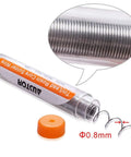 Close-up of Six Pack 60-40 Rosin Core Solder Wire Tin Lead For Electronics Soldering Tools 0.8mm Diameter 20g Each