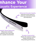 Gotta Have Sound Deadening Foam Tape Closed Cell Acoustic Rubber Insulation Strip, shown for superior noise reduction and durability.