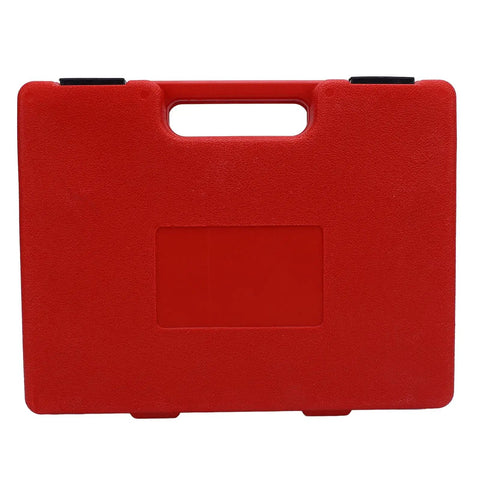Huge 48Pc Steel Thread Chaser Set With Taps And Dies For Rethreading SAE UNC UNF Metric Threads Perfect Fix For Mechanics And DIY Hobbyists To Repair Workshop Damage In A Jiffy. red blow-molded case for 48pc steel thread chaser kit