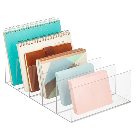 Divided Purse Organizer For Closets And Dressers, 5 Compartments To Neatly Stash Purses, Clutches, Wallets, And Accessories