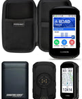 Edge 850 Compact GPS Cycling Computer with vivid color touchscreen, bike-specific mapping, hard case, and power bundle.