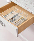 Total Game Changer Clear Plastic Storage Bins Eight Pack Of See Through Pantry Organizers And Fridge Containers designed for kitchen cabinet drawer with utensils.
