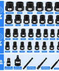 34 Piece Bolt Extractor Set To Pull Out Stubborn Rusted Bolts Nuts And Screws Fast With One Quarter Inch And Three Eighth Inch Drive Remover