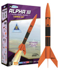 Alpha III Beginner Rocket Building Kit For Ages 10 And Up With Launch Pad And Controller Easy Build Model Rocket Set