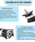 Five To One Planetary Gearbox Speed Reducer With Crazy Low Backlash Under Seven Arc Minutes, emphasizing quality details