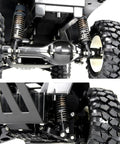 80mm RC oil filled shock absorber kit for one tenth scale crawlers Tamiya TRX4 Axial SCX10 D90 on rough terrain
