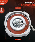 2 Pack 3 Inch Female One Quarter Turn Locking Diesel Non Vented Fuel Tank Cap For Freightliner Century 112 Cascadia 125