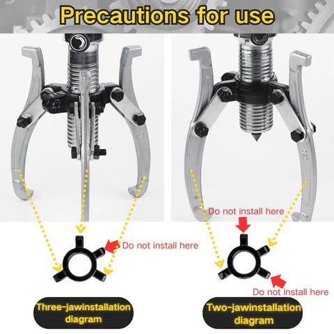 Overview of 20 Ton Hydraulic Gear Puller Set with Wheel Bearing Puller Kit and Separator for Hubs Rotors Axles Pulleys and Brakes