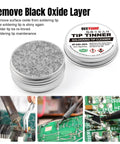 Soldering Tip Tinner Cleaner And Refresher Flux For Lead Free Soldering, Pro Grade Oxidation Cleaning Paste To Restore Tip Performance, F490 0.92oz 26g tin container