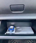 Magnetic LED Work Light Six Pack With 27 LED Lights And Swivel Hook inside car glove compartment for emergencies or repair