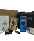Heavy Duty Leeb Rebound Hardness Tester With Built In Printer And Big TFT Display For Straight Up Metal Testing At Any Angle Or Upside Down On The Job Site Rig with accessories and case.