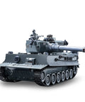 RC Military Tank Tiger I WW2 Battle Toy With IR Battle, 2.4GHz remote, detailed model with rotating turret and soldier figure