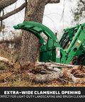 48 Inch Economy Root Grapple Rake For John Deere Hook And Pin, Light Duty Hydraulic Attachment, 1600 Pound Capacity clearing brush