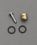 Installation components for Five Wire Hydraulic Brake Hose Set For Mountain Bikes With Dope Performance, including fittings.
