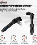 Camshaft Position Sensor PC273 917715 For Chevy Cadillac Buick GMC Hummer Isuzu Pontiac Express Silverado Suburban Tahoe Envoy Yukon Savana Sierra Escalade H2 Plug And Play Ready With 24 Month Support And Reliable Engine Timing Upgrade, black plastic sensor