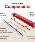 Heat Activated Automatic Fire Suppressant Aerosol Extinguisher Unit For Pickup Truck Rv Camper And Home Garage Instant Trigger components including heat detector cable.