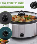 Replacement Slow Cooker Knob For SCV700-CH-BR Model on stainless steel slow cooker with vegetables