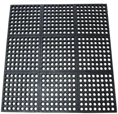 Anti Fatigue Drainage Rubber Matting For Indoor And Outdoor Use Built Tough, Heavy Duty Non Slip Floor Mats For Workshops Kitchens