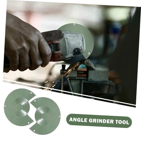 Person using angle grinder with Angle Grinder Wheel Guard Safety Shield Protector for Grinding Machines Tough As Nails Build Easy Install