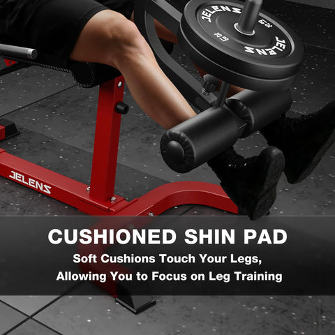 Leg Extension And Curl Machine For Home Gym Adjustable Seated Extensions And Lying Curls Quad And Hamstring Builder with Cushioned Pad