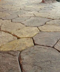 Six Piece Concrete Molds Set For Flagstone Pavement Stones DIY Kit ABS Plastic Molds garden walkway stones